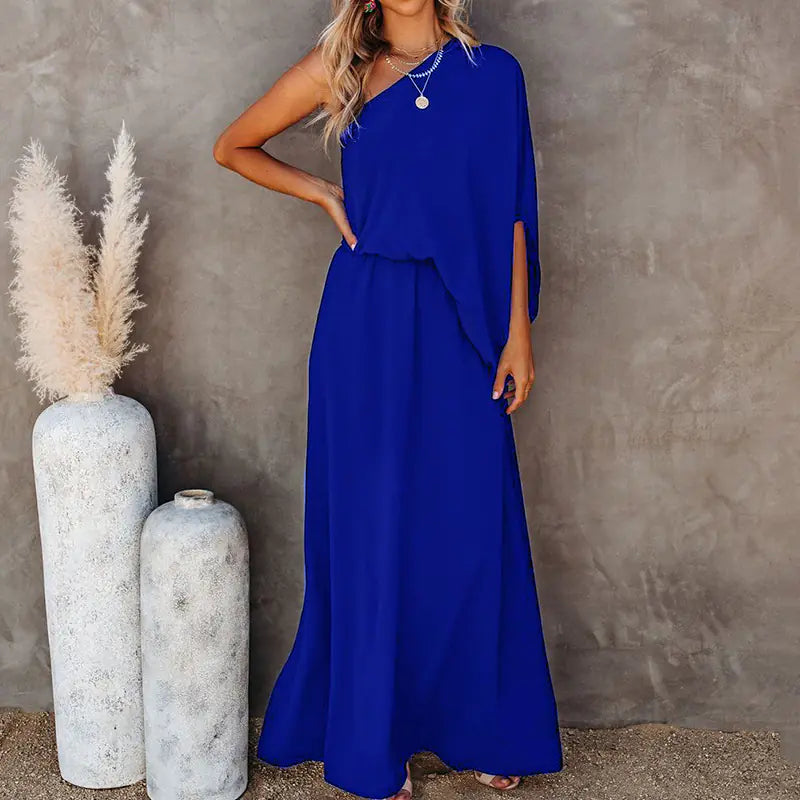Irregular Hem Long Dress
