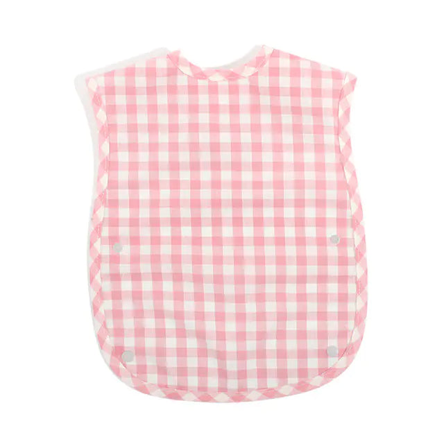 Chic Plaid Waterproof Baby Bib