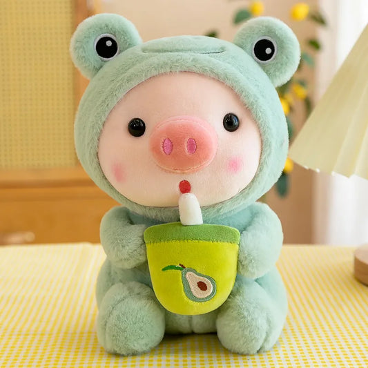 Cute Milk Tea Pig Stuffed Toy