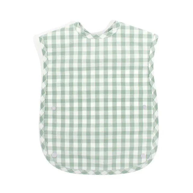 Chic Plaid Waterproof Baby Bib
